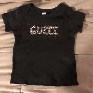 NEW!! HANDMADE 12 MOS BABY DESIGNER LOGO T-SHIRT!